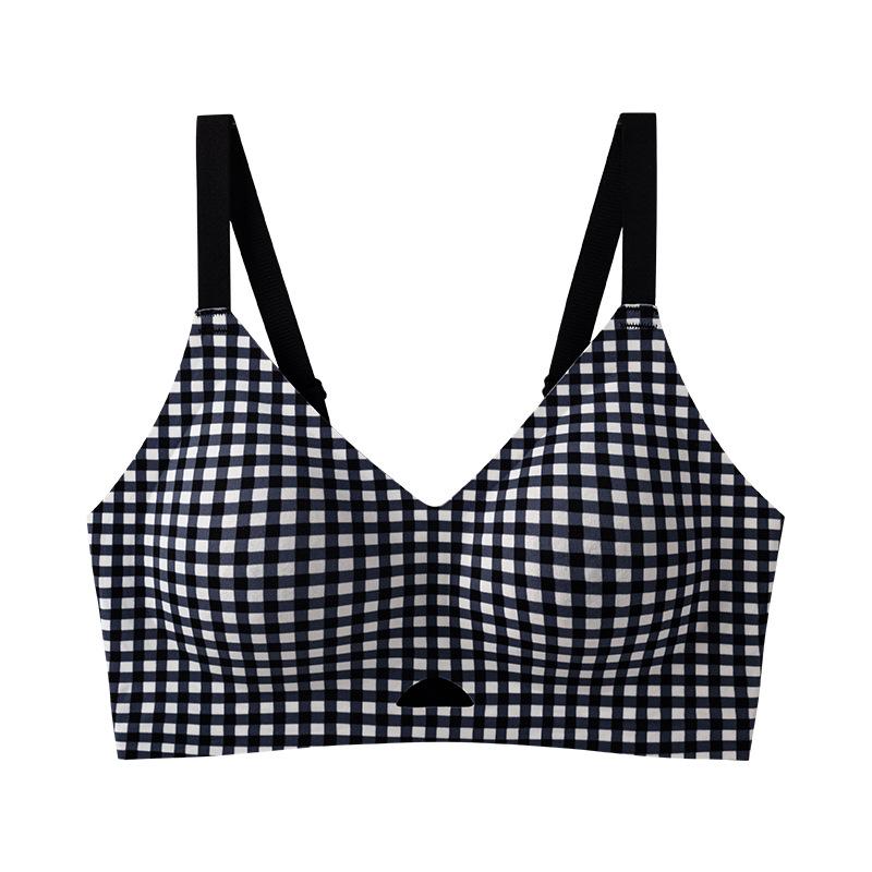 Dopamine Comfortable and Not Tight, Gathered Without Marks, No Steel Ring, Comfortable and Anti-sagging, Closed Breast Soft Support Bra