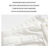 Women's High-Waisted Wide-Leg White Jeans, Floor-Length, Spring New Arrival, Versatile Slimming Straight Pants