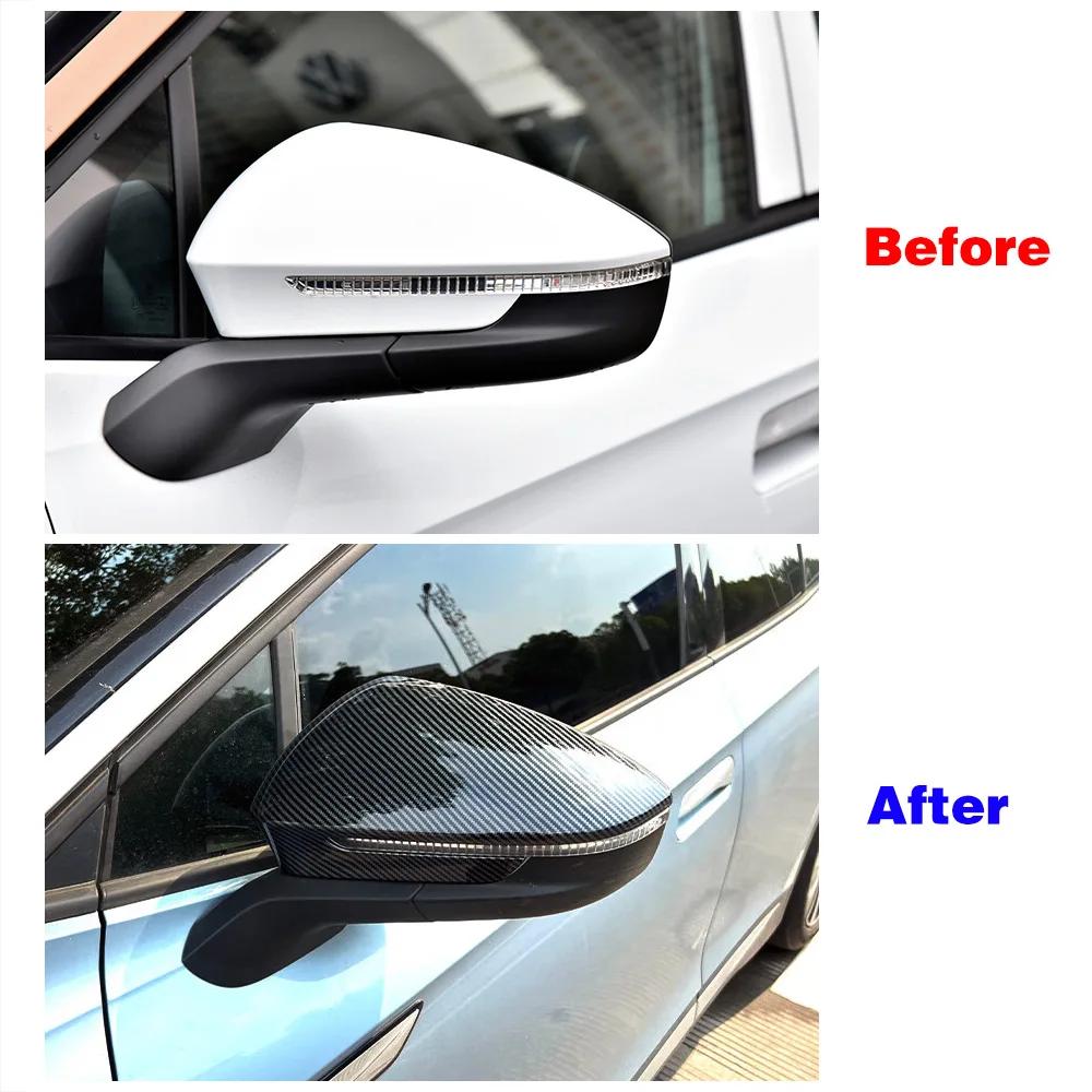 For Volkswagen VW ID.4 ID4 ID.6 ID6 2024 2024 LHD Car Exterior Part Color Refit Rearview Side Mirror Cover Trim Anti Scratch