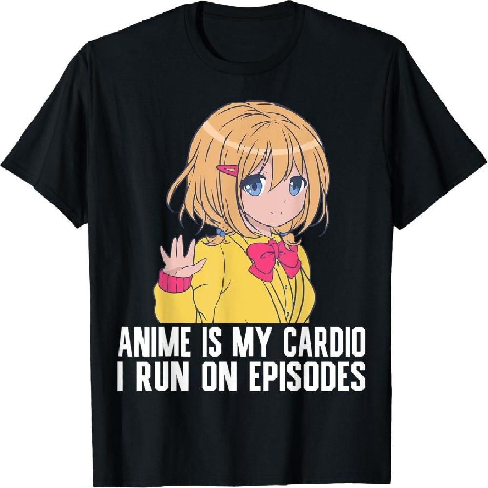 

Anime is my Cardio I Run on Episodes Funny Anime T-Shirt XXXXXL чёрный