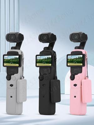 Silicone Case Protective Cover Anti-Scratch Protective Case for DJI Osmo Pocket 3 Gimbal Action Camera