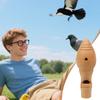 Realistic Wooden Bird Call Whistle Portable Simulation Decoy for Bird Watching & Nature Enthusiasts, Easy to Use for Beginners