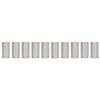 10Pcs Coupling Nut Round M12 Stainless Steel Rod Connector Nut Female Thread Fastener