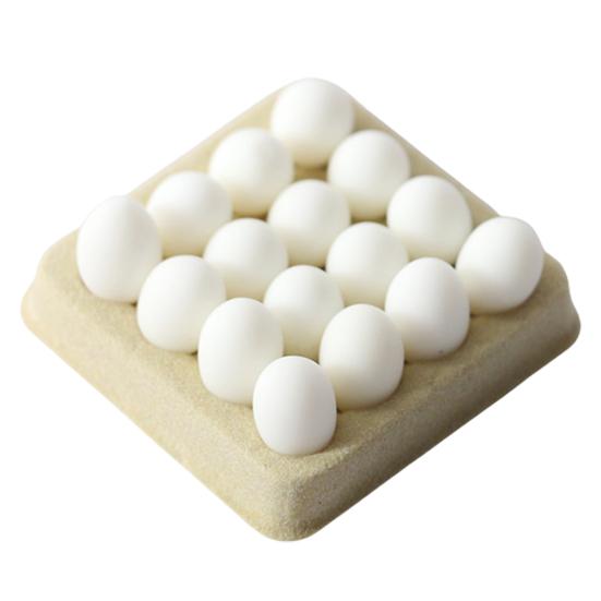 

Компактные миниатюры кукольного домика своими руками Creative Fun 1:12 аксессуаров для лотков для яиц белый