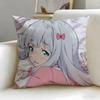 Romance Anime Eromanga Sensei Cushion Cover Soft  EasyWash Pillow Case  Versatile for Couch Bed Travel and Office
