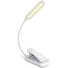 LED Reading Light, Rechargeable Reading Light Lamp In 3 Brightness Modes (Cool White/Warm Yellow), Dimmable Reading Light for Book In Bed, Book Clip L