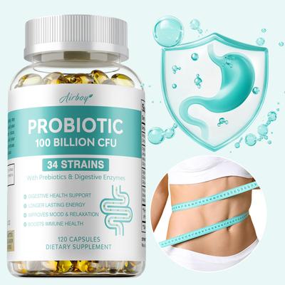 Probiotic & Digestive Enzyme Capsules - Digestive Health