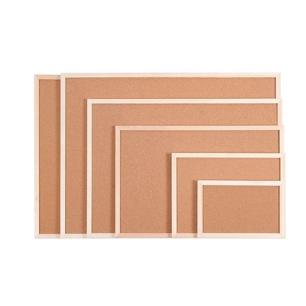 Wood Cork Display Panel Soft Memo Bulletin Board Home Decor Letter Message Boards