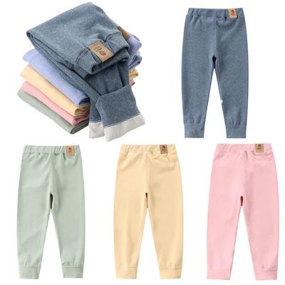 Stor Storlek Barn Fleece Varma Render Byxor För Pojkar Flickor Vinter Sammet Leggings Barn Baby Underbyxor Förtjocknade Långkalsonger