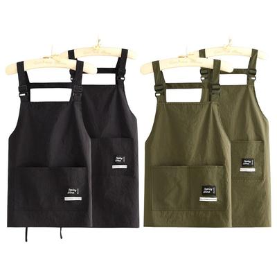 Nuevo Delantal Profesional de Barbero Impermeable Transpirable Delantales de Cocina Bolsillo Grande 2 Tamaños Ropa de Trabajo para Peluquería