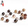 Sen Wu Kristal Koffie Gestreept Agaat Losse DIY Armband Kralen