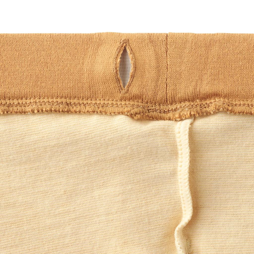 Für Jungen und für den Kindergarten und beige [Miki House] WEB-exklusive 3/4-Hose, Stretch, uni, Logo, Mädchen, Baby, Kinder, Kinderbekleidung,