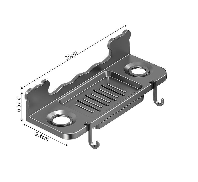 

Держатель для мыла в ванной комнате, настенный держатель для мыла, органайзер, мыльница с двойным сливом, аксессуары для ванной комнаты