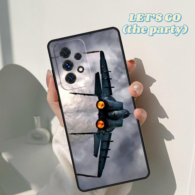 Aircraft Jet Airplane Phone Case For Samsung Galaxy A42 A31 A40 A51 A71 A32 A80 A91 A52 A72 A73 A20e A21S A50 A70 A11 A12 Cover