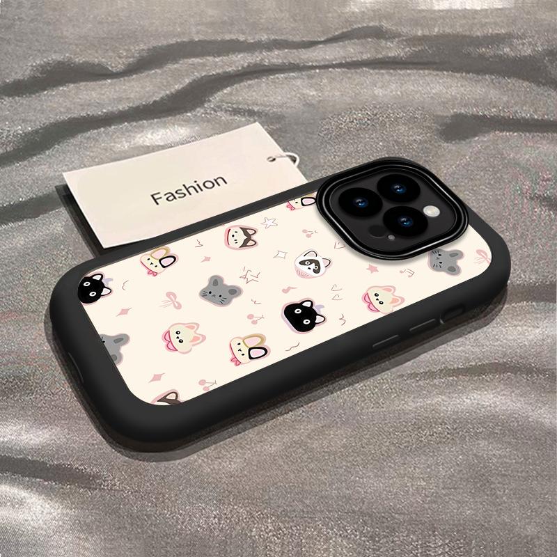 Cute Animal Head Full of Screen Suitable for Iphone16promax New 15 Apple 14plus Mobile Phone Case 13 Premium