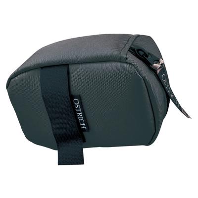 Ostrich Tubular Bag Black [621-1]