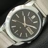ВІНТАЖНИЙ SEIKO 5 АВТОМАТИЧНИЙ ВІДНОВЛЕНИЙ ЯПОНСЬКИЙ ЧОЛОВІЧИЙ ГОДИННИК З ЧОРНИМ ЦИФЕРБЛАТОМ a446268-1