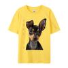 Maglietta Pinscher Nano Mamma Papà del Cane T-shirt Amore Cucciolo Magliette per Animali Domestici Ultimo Modello Camisa Manica Corta Magliette Unisex Top Casual T-shirt