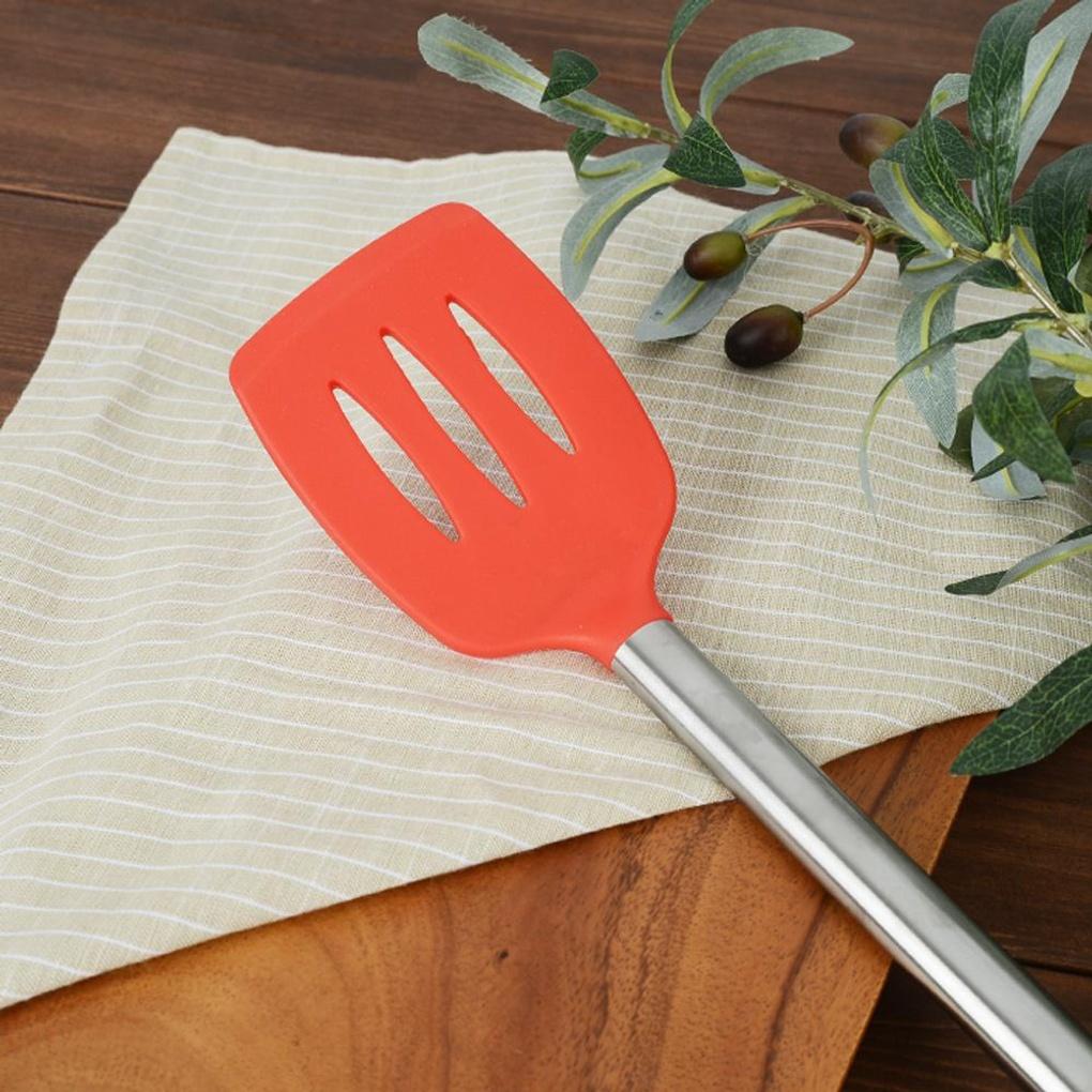 Lebhaftes Edelstahlgriff-Silikonwender