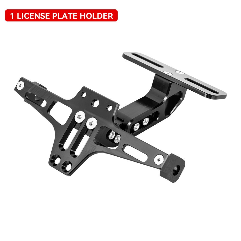 Motorcycle Adjustable Tail Eliminator License Plate Bracket Turn Signal Light For Yamaha Honda Bmw Suzuki Cfmoto Mt07 Mt09 Fz07
