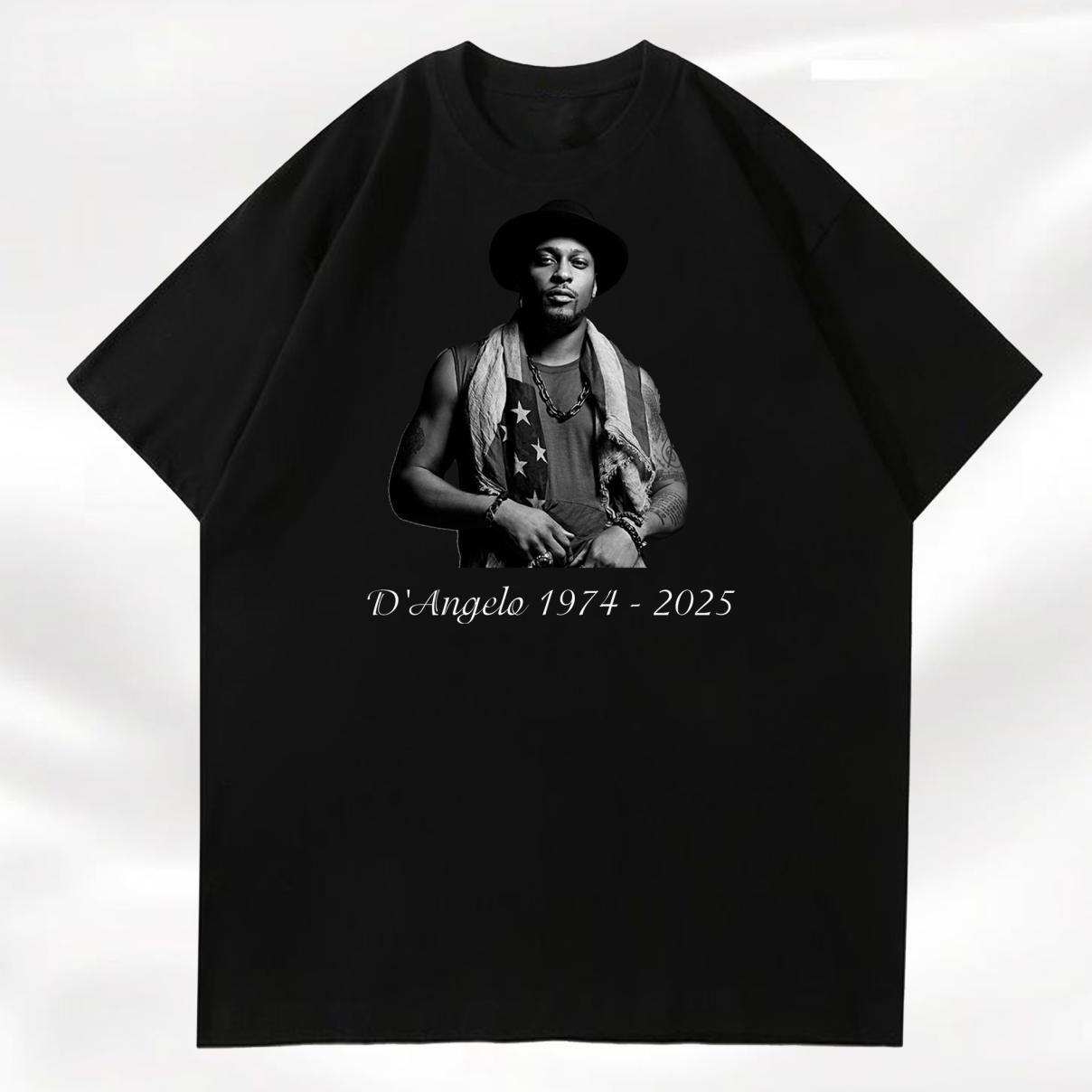 D Angelo Black T-Shirt Cotton Full Size S-5XL RIP LW222 XXXL