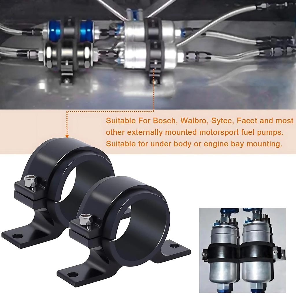1PC 50mm Aluminum Oil Pump Bracket Universal Fit Lightweight Durable Construction Auto Parts