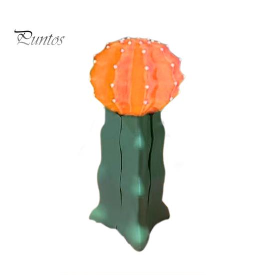 

1/3 шт. 3D-печатный держатель для телефона в виде кактуса, подвижная фигурка кактуса, скульптура, подставка для мобильного телефона, настольное украшение, орнамент оранжевый