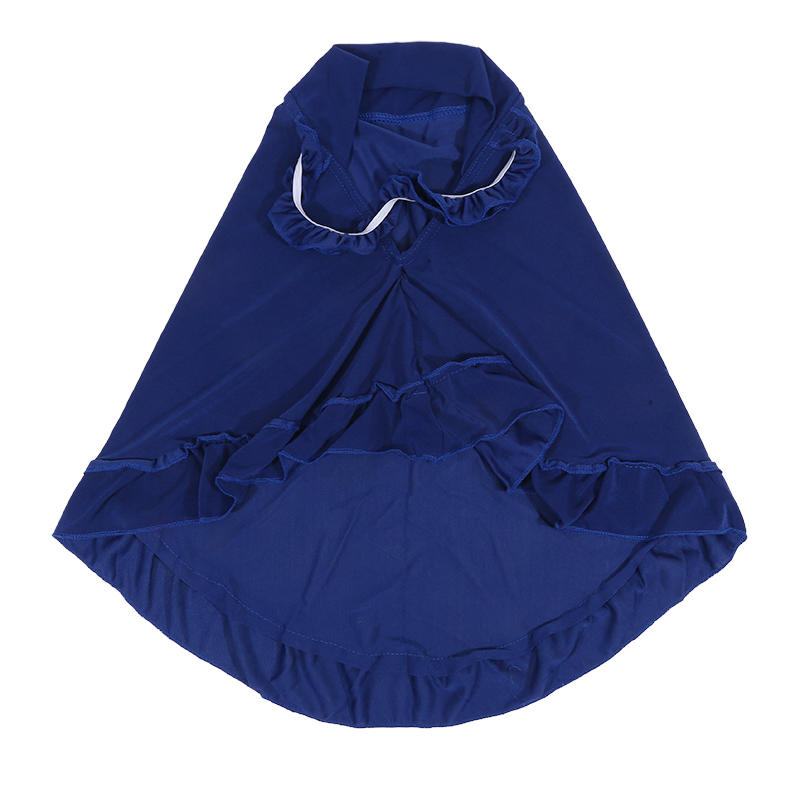 1Pc Fashion And Beautiful Fit 3-6 Years Old Girls Cute Solid Color Hijab Head Scarf With Crinkles Baby Muslim Shawl Turban Caps