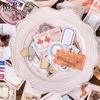Momei Cross-Border Retro Journaling Stickers - Utilitarian Series (60 Pcs)