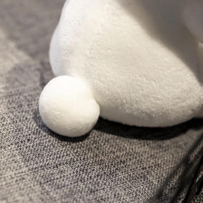 New Cat Plush Anime Game Doll Stuffed Kittens Plushie Cartoon Couple Black and White Cats Decor Gift Toys for Kids