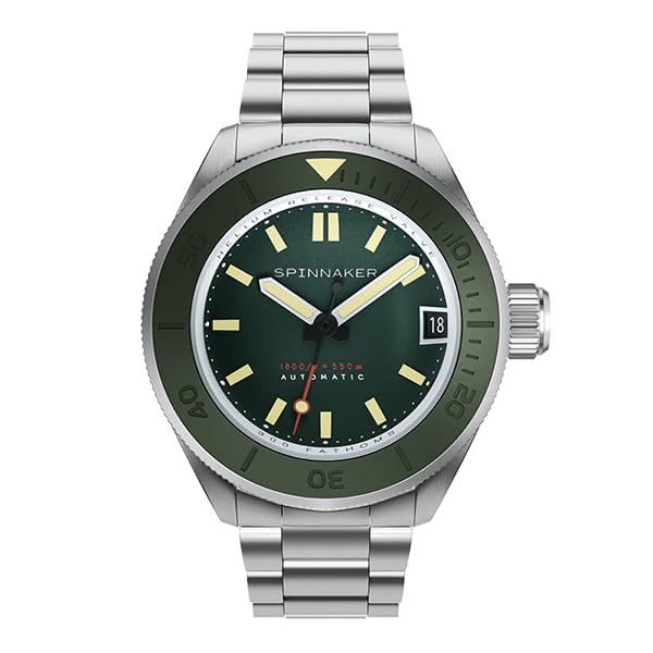 

Picard Watch Automatic 55 ATM Water Resistant Sapphire Crystal Green Dial [SPINNAKER] SP-5098-11 Men s [Authentic] зелений