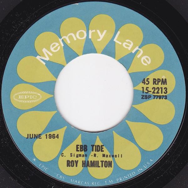 

7inch Record ROY HAMILTON - Ebb Tide / You Can Have Her 152213 Epic US Jazz Used