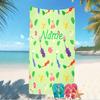 Customizable personalized beach towels Pikmin Pikmin themed designs.Suitable for the beach, yoga, sports;ideal as beach accessories