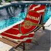 Arsenal F.C Print Beach Towel, Versatile Lightweight Absorbent Beach Towel for Pool Surf Yoga Bathroom, Perfect Birthday Holiday Gift
