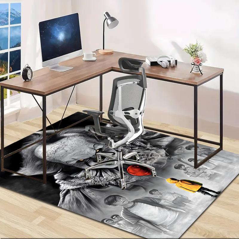 1pc Pennywise3 Design Area Rug - Non-Slip, Soft & Cozy Floor Mat for Living Room, Bedroom, Office - Indoor/Outdoor Decorative Carpet