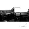 For Mitsubishi Lancer EVO X MR 2008-2015 Car Accessories Plastic Piano Black Interior Central Dashboard Panel Trim Sticker