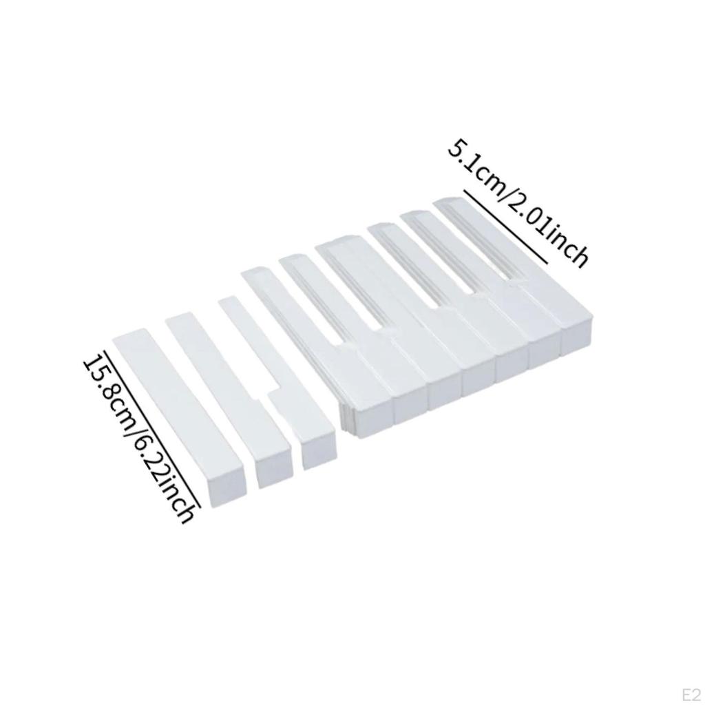 Piano Keytops Key Tops Acrylic Instrument Accessory Easy to Install Repair Tool Keyboard