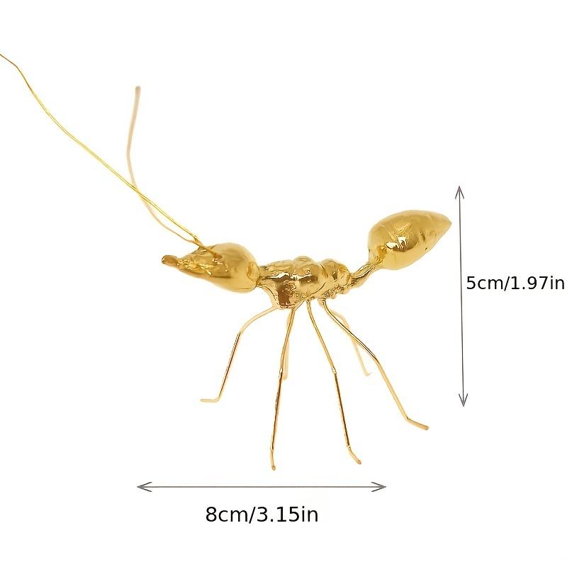 Elegant Swan Shape Zinc Alloy Ant Moths Metal Wall Art Hardcover Ornament for Living Room Bedroom Decor
