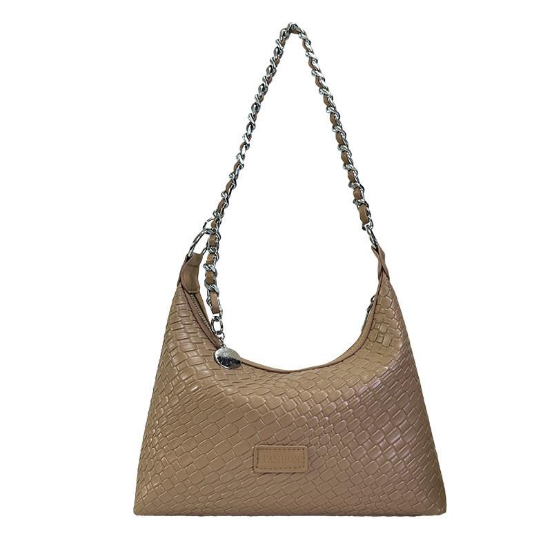 2023 New Korean Style Fashion Small Batch Design Women's Bag Simple Commuter Chain Hand-held Trendy Versatile Single Shoulder Bag