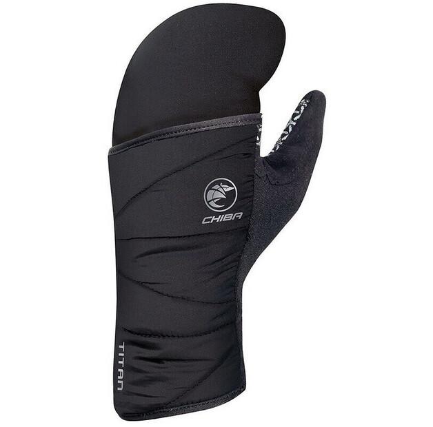 Велоперчатки Chiba POLARFLEECE TITAN (черные) M