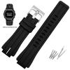Silicone Watchband For Casio G-SHOCK GA2100 GA-2100 GM2100 DW5600 DW6900 Modified Black Rubber Sports Waterproof Strap 16mm