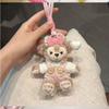 Sherry Lovely Rose Bear Keychain With Ultra Soft Fabric Ideal For Collectors And Gifts