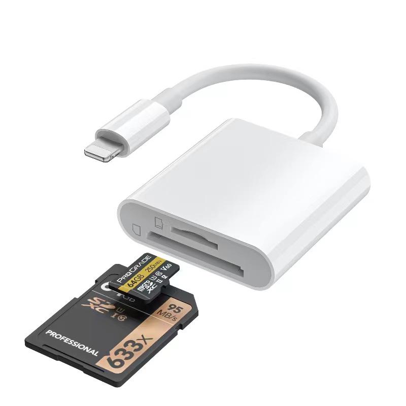 Universal Type-C OTG Card Reader: USB Flash, TF, SD for Phones & Computers