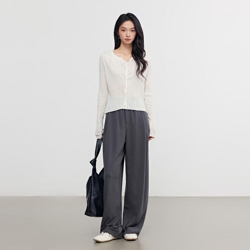 Women's Retro Casual Straight-Leg Trousers