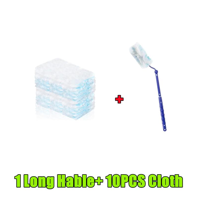 New 50-10PCS Dusting Brush Disposable Electrostatic Absorbent Fiber Duster Air-condition Car Furniture Cleaning Duster Set Tools