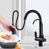ALENARTWATER Kitchen Pure Water Sink Faucet , 360 Rotation Filter Tap , Outlet Spout Pull Out Mixer Taps , Torneira