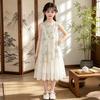 Stylish Chinese Sleeveless Summer Princess Dress for Girls 2026