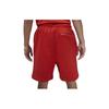 Jordan Solid Color Logo Print Drawstring Loose Straight Shorts Men Bottoms Red FJ0701-622
