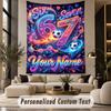 Valentine Love (55) Theme Custom Tapestry Personalized Custom Name Text Wall Hanging Tapestry Home Decor Background Cloth