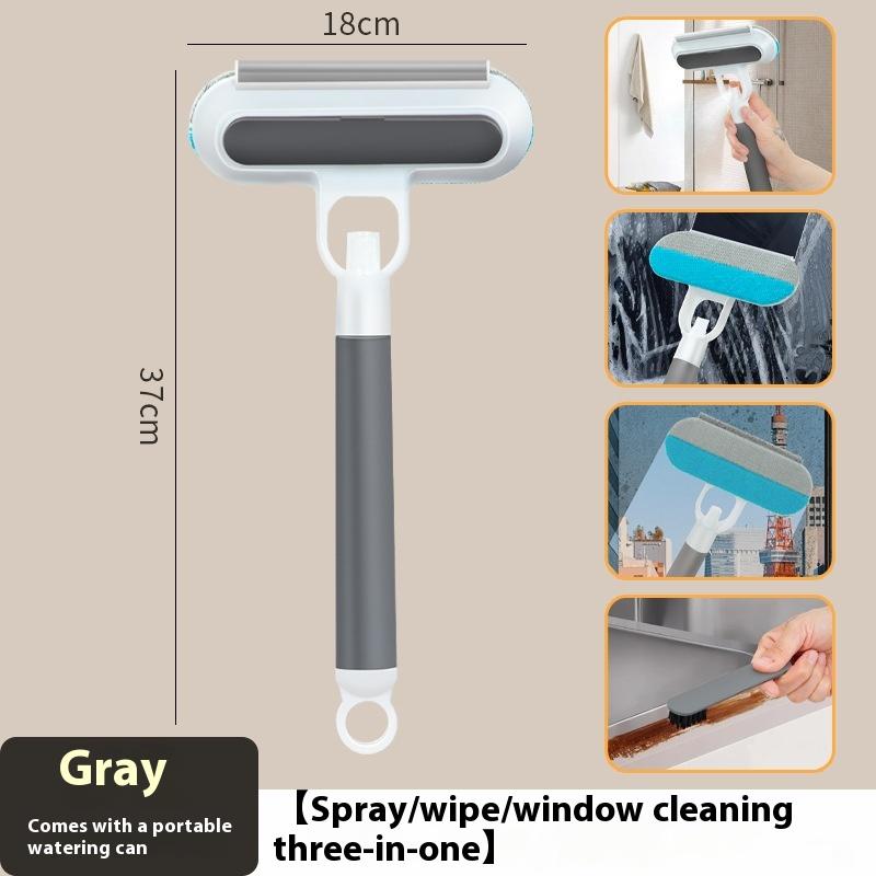 

Многофункциональная спрей-щетка для волос для питомцев, двусторонняя, инструмент для чистки шерсти питомцев, щетка для груминга, инструмент для чистки ковра, кровати, экрана, окна